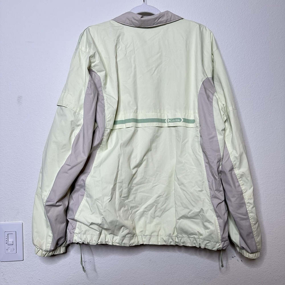 VTG y2k Columbia Womens Windbreaker Size Large Packable Hiking Outdoor - Picture 6 of 8